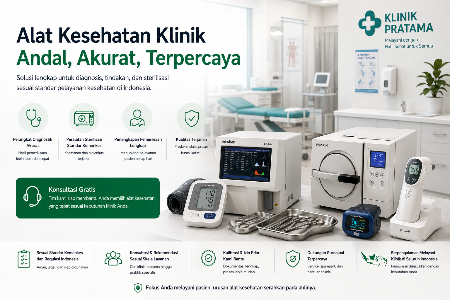alat kesehatan klinik